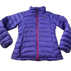 Patagonia Kids Purple Jacket with Red Accents